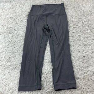 Lululemon Align Crop (19") Dark Carbon